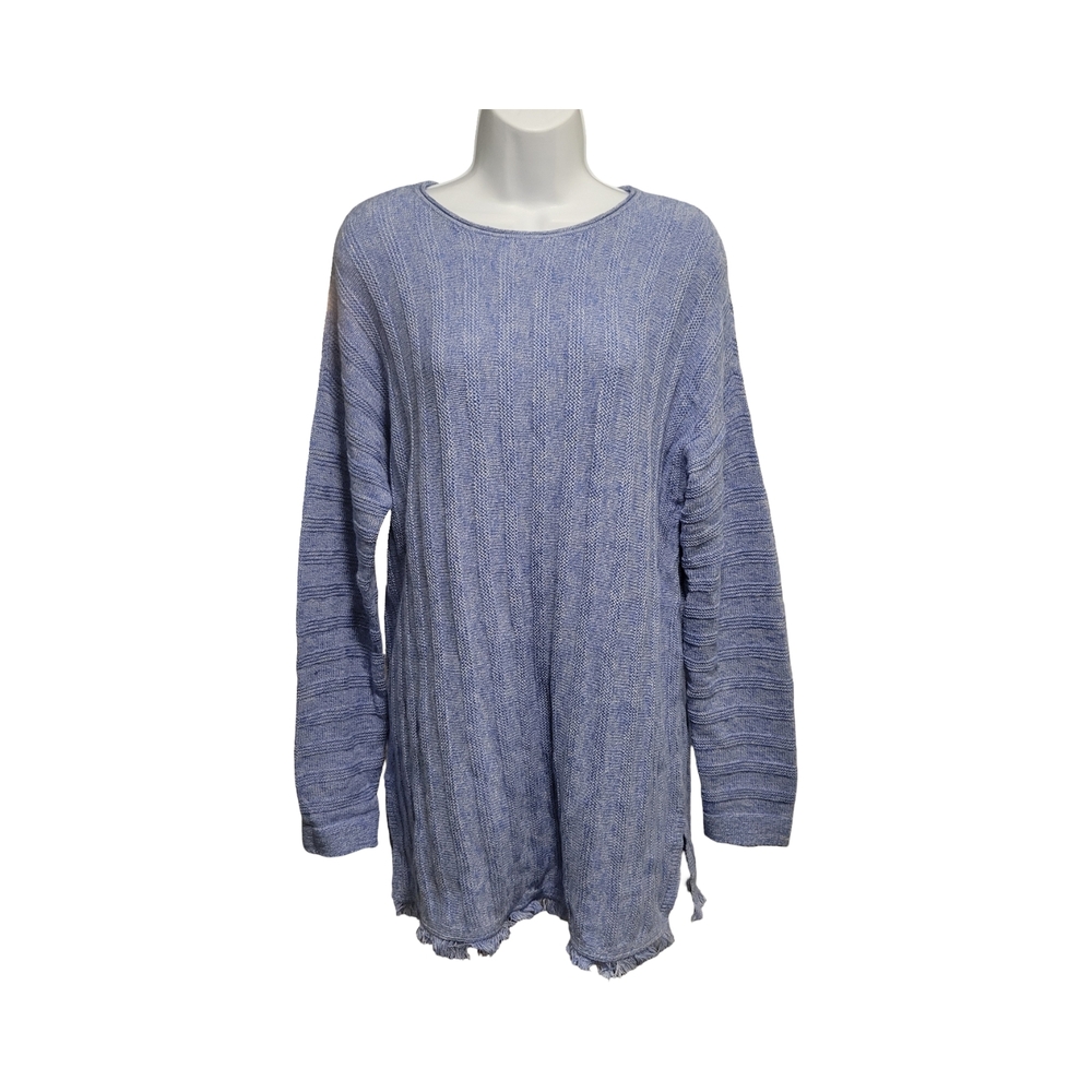 J. Jill Light Blue Women's Textured Sweater